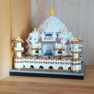 Đồ chơi lắp ráp đền Taj Mahal Leqiazhixing 2688 miếng có đèn