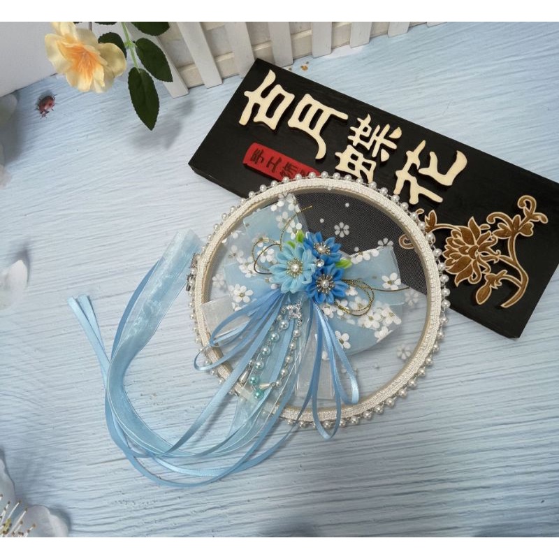Kẹp tóc nơ phong cách cổ trang, hanfu, tiểu thư 01