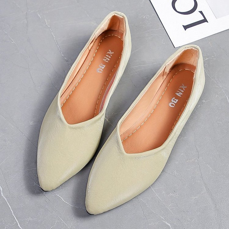 Giày Búp Bê Da Mềm Mũi Nhọn Hợp Thời Trang Size 35~41 42 43 | BigBuy360 - bigbuy360.vn