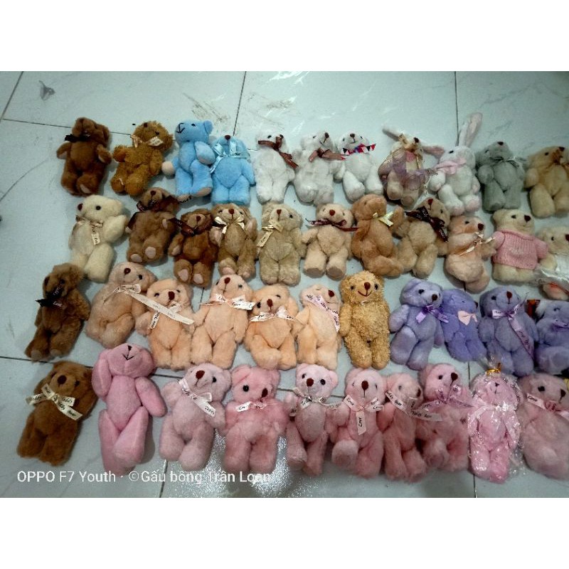 Gấu bông khớp xoay mini