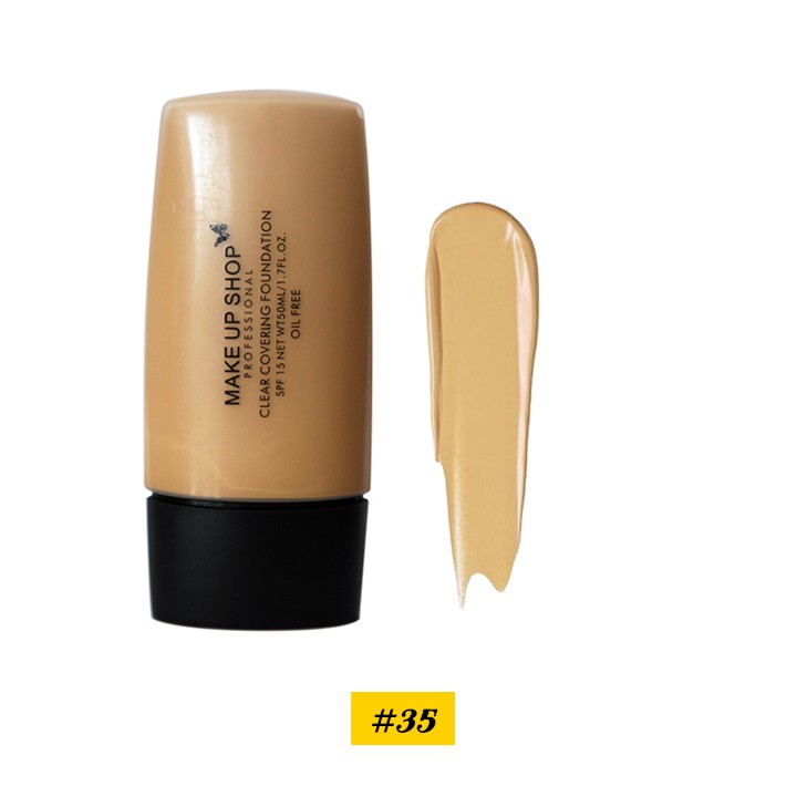 Kem Nền Che Khuyết Điểm Make Up Shop Clear Covering Foundation 50ml