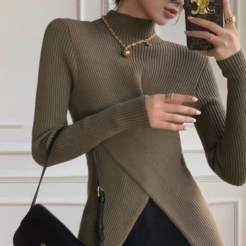 Áo Sweater Tay Dài Cổ Lọ Thời Trang Mùa Đông 2022 Cho Nữ