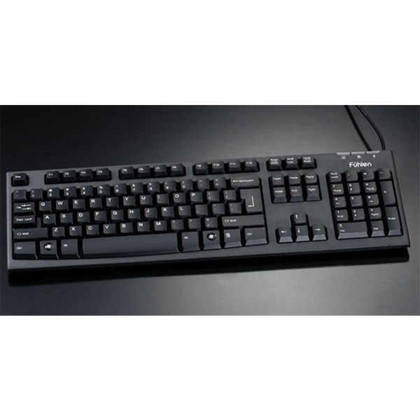 Bàn Phím Có Dây Chơi Game, Văn Phòng Fuhlen L411 USB Black - Hoàng Long Computer