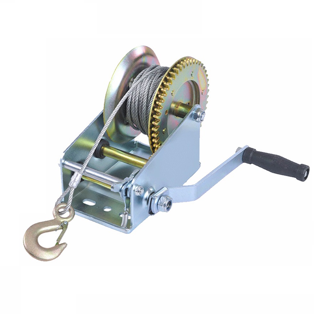 Tời Quay Tay Có Cáp ABG 2500LBS 1135Kg - Chuyên Dùng Để Nâng Hạ Hàng Hóa , Máy Móc - Loại 2 Chiều