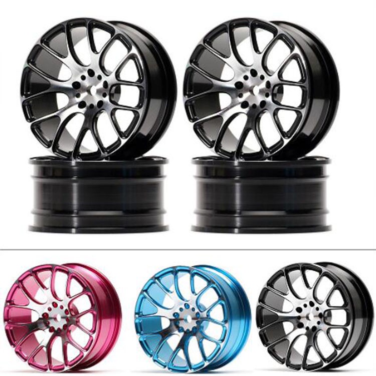 Vành Nhôm Hub Bánh Xe Cho Tamiya TT-01 TT-02 XV-01 HSP HPI MST 1 / 10 RC Xe pxb3