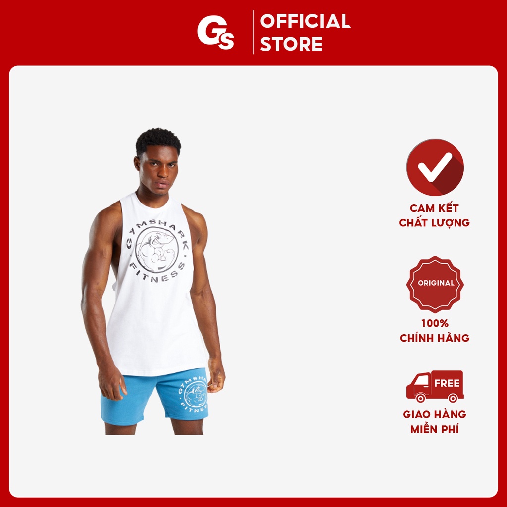 Áo ba lỗ Gymshark Legacy Drop Armhole Tank cho nam giới, người tập gym