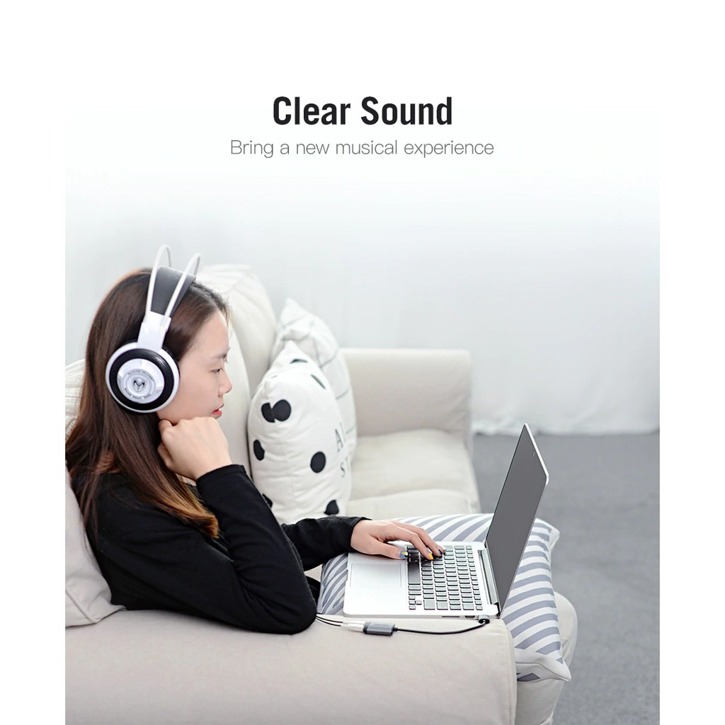 Usb âm thanh cho Laptop PC Vention CDJH usb sound card