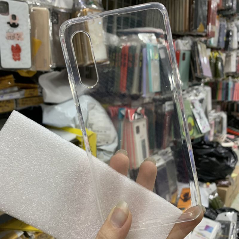 Ốp lưng Samsung A90 5G dẻo trong suốt ôm máy