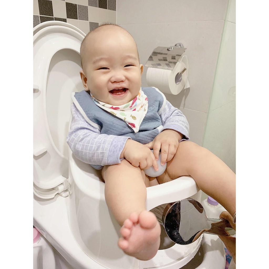 Bô Rửa Đa Năng Cho Bé - Hàng Chính Hãng Boom Potty ( tặng kèm ví da mini cho mẹ yêu )