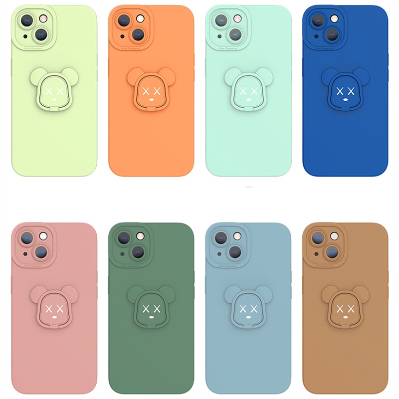 Ốp điện thoại TPU bằng silicon mềm có giá đỡ nam châm thích hợp cho iPhone X XS 11 12