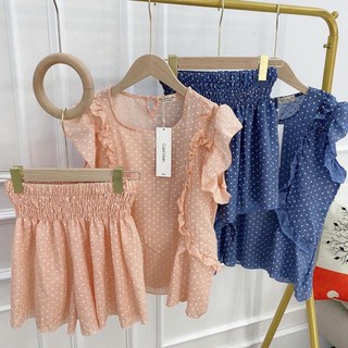 bán sỉ set bèo chấm bi