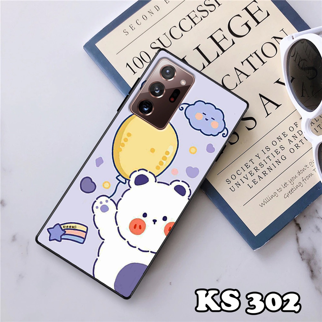 Ốp lưng Samsung Note 20 - Samsung Note 20 Plus - Samsung Note 20 Ultra - Ốp in hình Gấu&amp;Thỏ siêu xinh - Chất liệu TPU