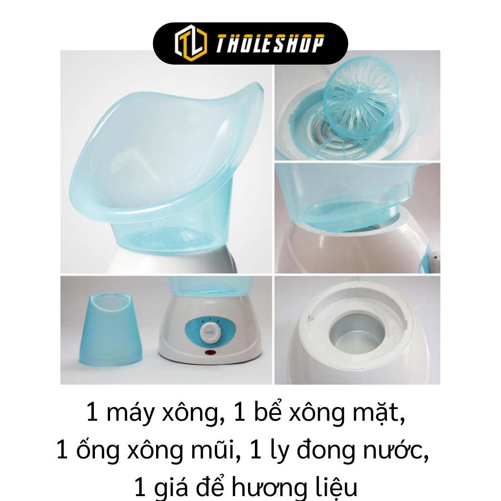 Máy Xông Hơi Mặt 2 Mức Điều Chỉnh Độ Nóng Kemei 6080 - Máy Xông Mắt Mũi Họng 3667