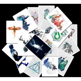 Sticker Set 25 miếng dán trang trí họa tiết Harry Potter