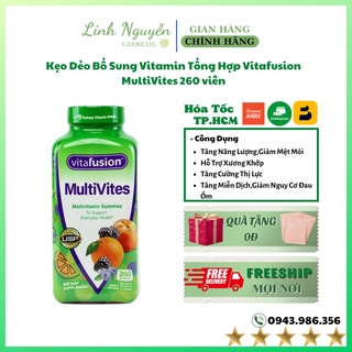 Kẹo Dẻo Bổ Sung Vitamin Tổng Hợp Vitafusion MultiVites 260 viên