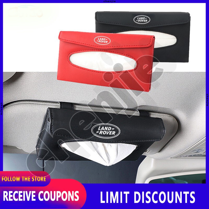 Chất Lượng Cao Tấm Che Nắng Ô Tô Hộp Bảo Quản Khăn Giấy Tự Động Khăn Giấy Da Hộp Khăn Giấy Cho Land 