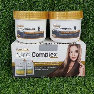 Bộ duỗi tóc lavox nano complex 150ml