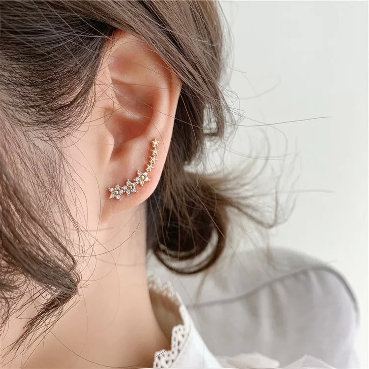 Khuyên tai 1 đôi có thể xỏ lỗ hoặc kẹp Sully Accessories (1 đôi)