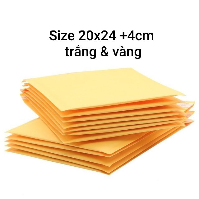 Túi đóng gói hàng hóa size 20x25 cm túi gói hàng chống sốc chuyên dụng,combo 100