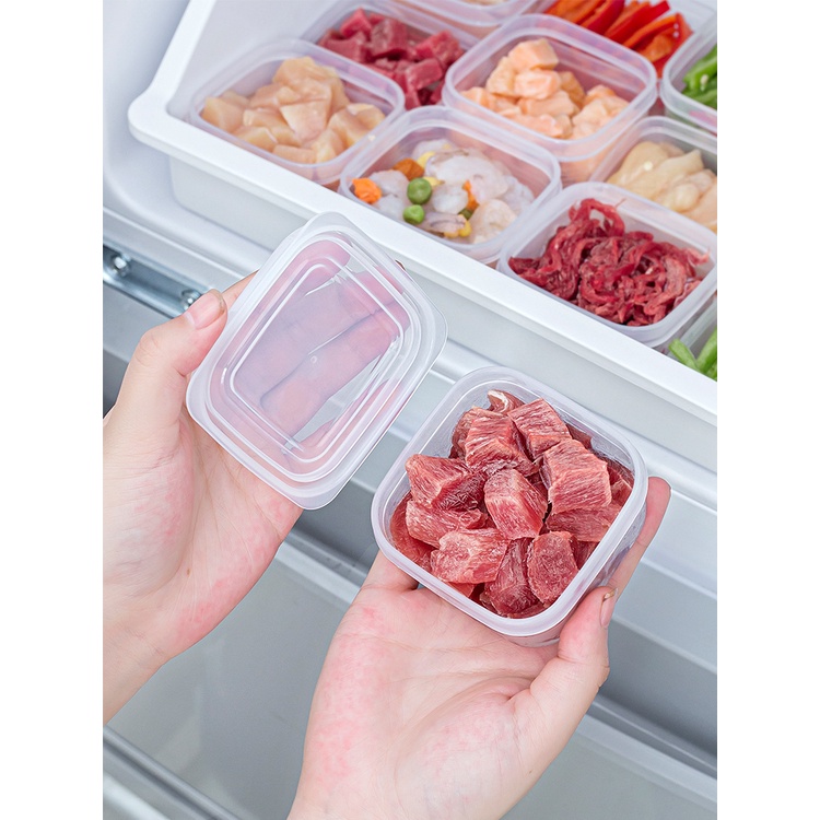 Hộp Trữ Đông Có Nắp Đựng Thực Phẩm Cho Bé Ăn Dặm An Toàn Tiện Lợi
