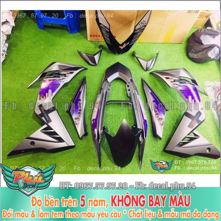 Tem rời Winner Xám Tím City (B) -1