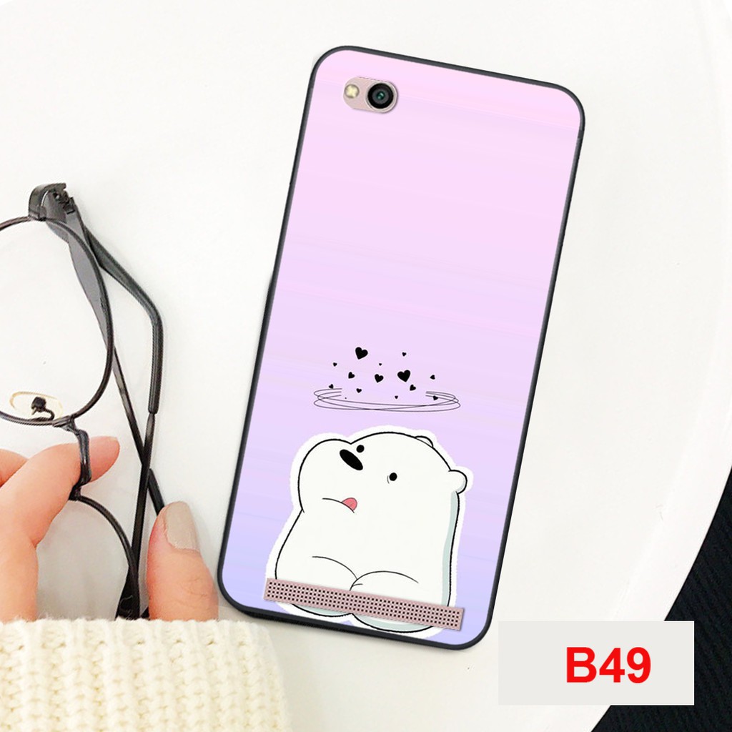 [HÀNG MỚI VỀ] ỐP LƯNG XIAOMI REMDI 4A -REDMI 4X- REDMI 5A IN GẤU CUTE ĐẸP GIÁ RẺ