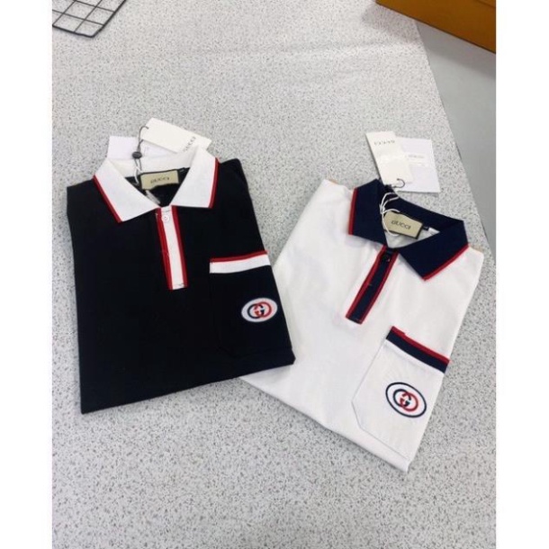 Áo Polo Nam túi viền đỏ PL03 thun basic cộc tay vải cá sấu cotton phong cách trẻ trung chuẩn form nhiều màu !