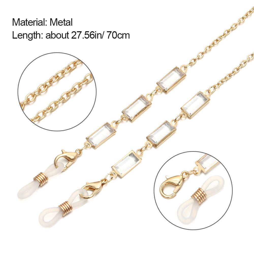 EUTUS Dây Giữ Mắt Kính Bằng Kim Loại Chống Thất Lạc Thời Trang Giá Đỡ