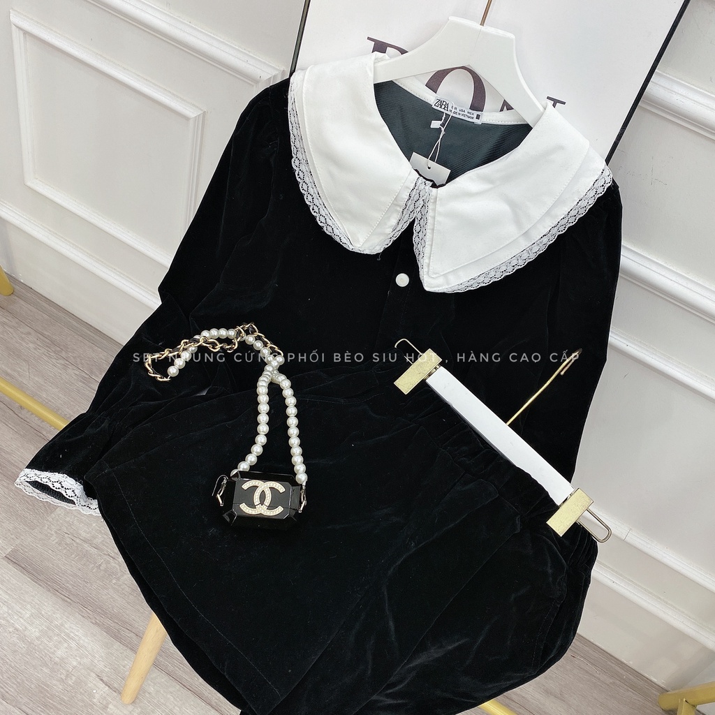 Sét bộ nhung bèo cao cấp