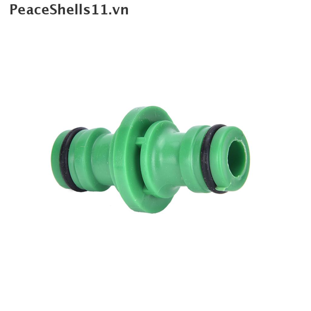 [PeaceShells11] Đầu Nối Ống Nước Tưới Cây 2 Chiều Bằng Nhựa