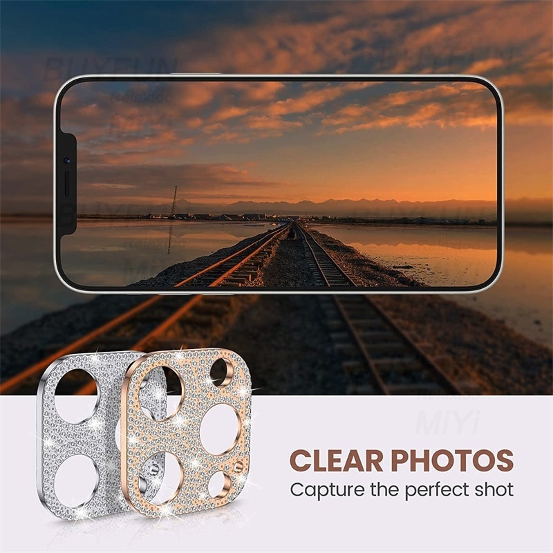 Viền kim loại bảo vệ camera cho iPhone13 12 11 Pro Max