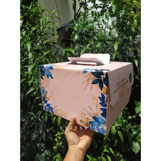 Hộp đựng bánh Sinh Nhật Size 28 ( kèm đế trắng ) / 5 hộp