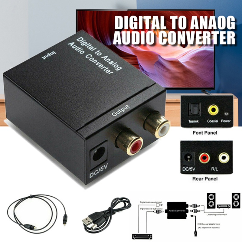 Bộ Chuyển Đổi Âm Thanh Utake Digital Sang Analog Rca R / L Spdif Atv Dac