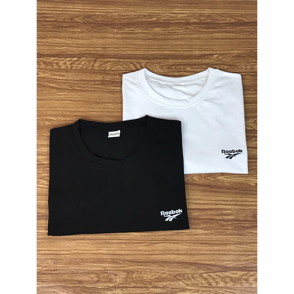 Áo Thun Nam Đen Trắng Ngắn Tay Cổ Tròn Vải Cotton Xịn | BigBuy360 - bigbuy360.vn