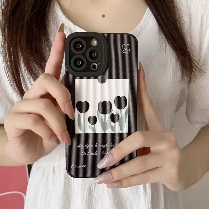 Ốp Điện Thoại Mềm Hình Hoa Tulip Cho Xiaomi Mi 12 Pro Poco X3 NFC M4 Pro X3 GT M3 Pro Redmi 10C 10 Note 11 Pro 11s 10 10s 9 9s 8 Pro 9T 9A 9C