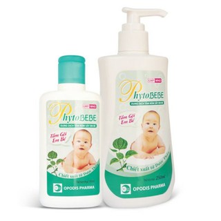 Dung dịch tắm gội rôm sảy em bé PhytoBeBe chai 250ml