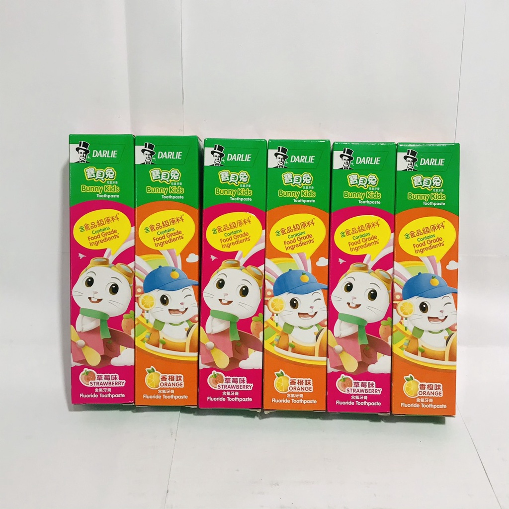 Kem đánh răng Darlie Bunny Kids dành cho bé 40g