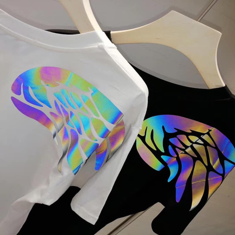 🌸Siêu Rẻ 💯  Áo thun tay lỡ cánh thiên thần phản quang (unisex) oversize CHẤT ĐẸP CÓ FREESHIP | BigBuy360 - bigbuy360.vn