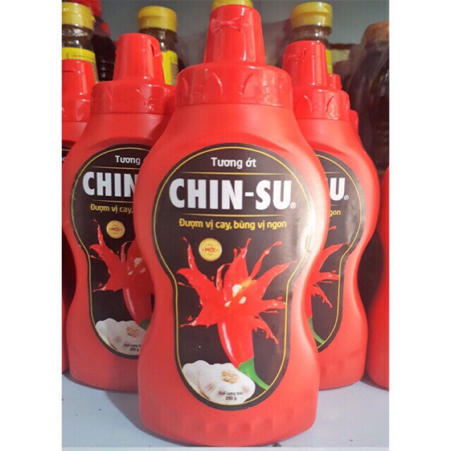 Tương ớt Chinsu chai 250g-1 Lít