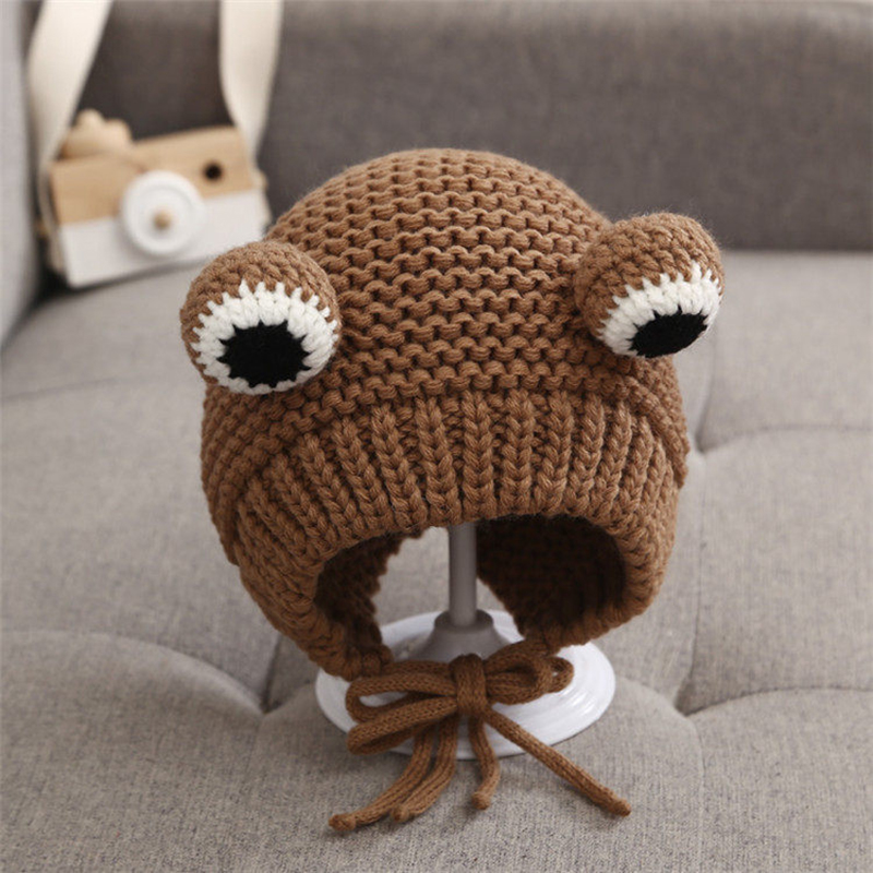 Nón len hình ếch con đáng yêu dành cho các bé