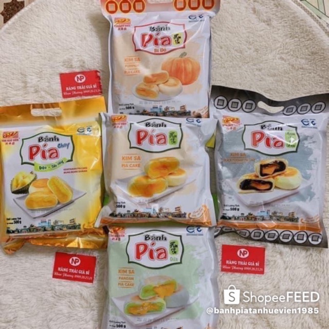 BÁNH PÍA KIM SA TRỨNG MUỐI ĐỦ VỊ DATE MỚI