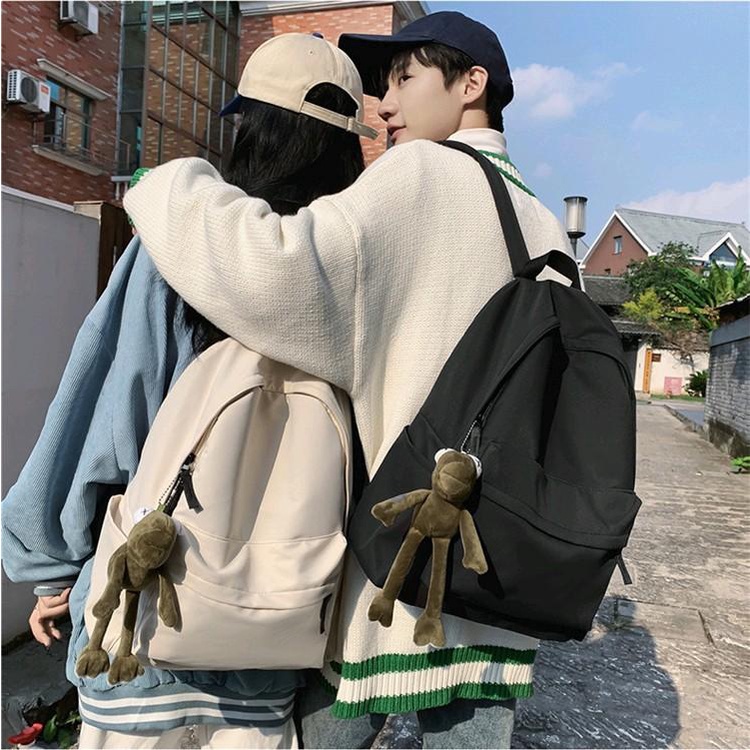 Balo ulzzang Đi Học Đi Chơi Nam Nữ Balo Thời Trang Hàn Quốc Giá Rẻ Cute Dễ Thương Basic Vừa A4