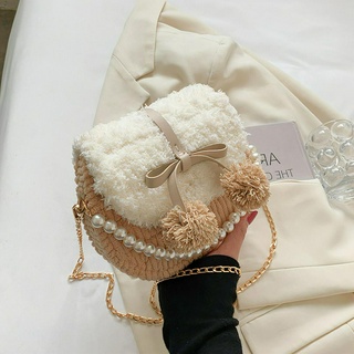 Túi handmade tự đan, túi đeo chéo mini thắt nơ da xinh xắn dễ thương - Có hướng dẫn DIY803