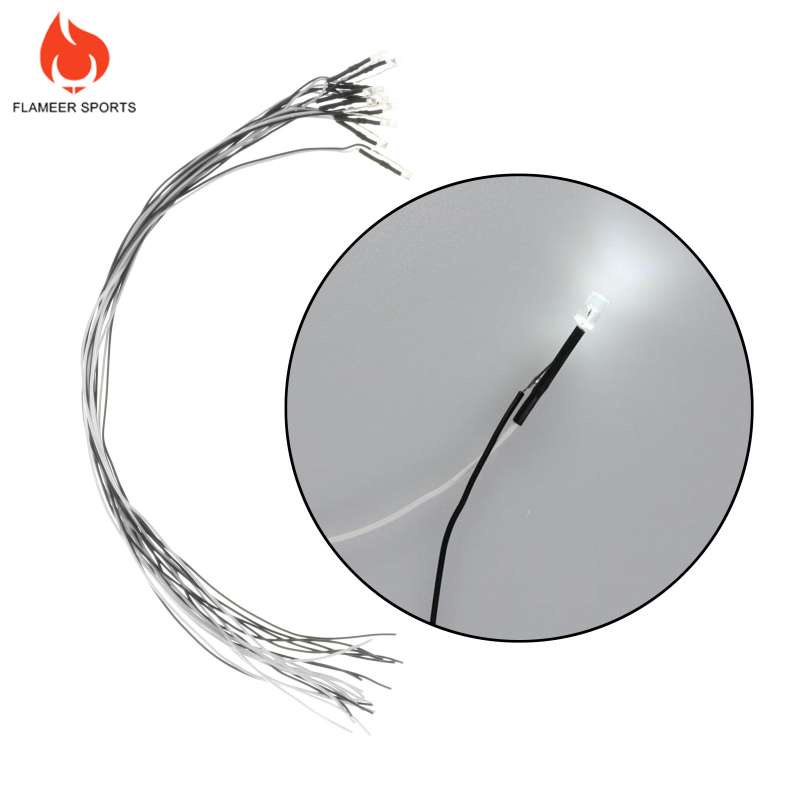 Set 10 đi ốt đèn LED 6V chiều dài 11.8inch (30cm) trang trí đồ chơi thủ công DIY | BigBuy360 - bigbuy360.vn