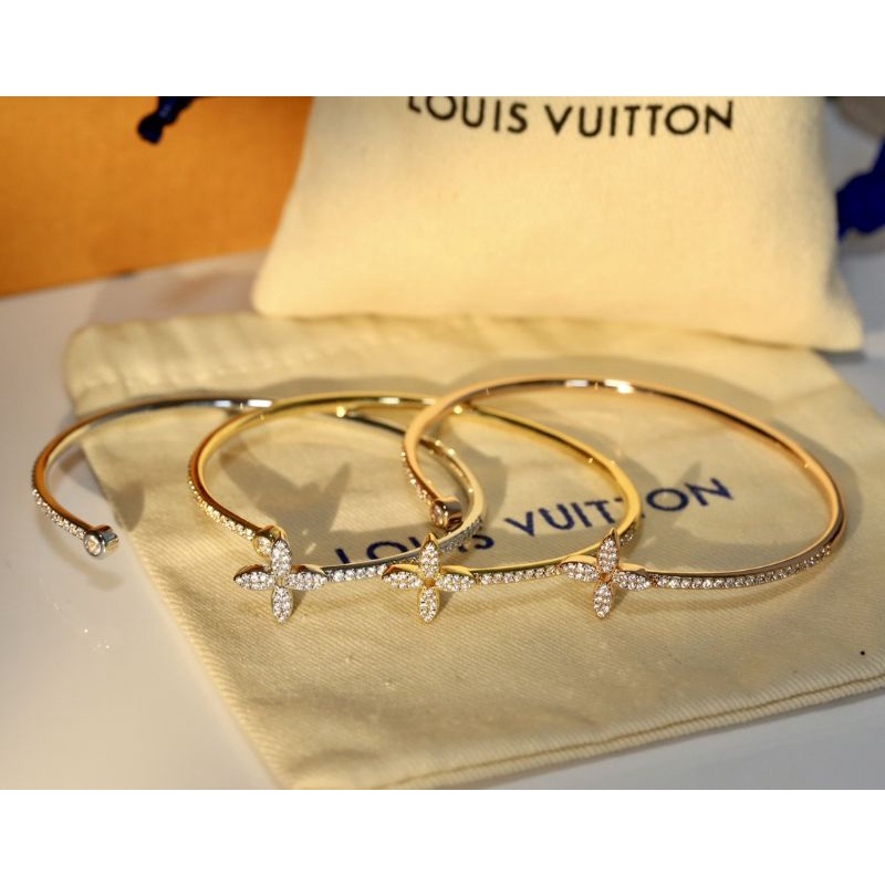 LV vòng tay cỏ bốn lá vàng hồng cho nam và nữ