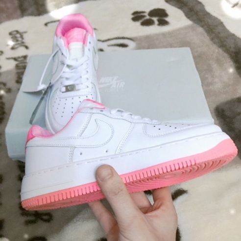 Giày thể thao nike_ đế hồng, Giày sneaker nữ AF1 đế màu cực chất dễ phối đồ - SALE khủng shop mới | BigBuy360 - bigbuy360.vn