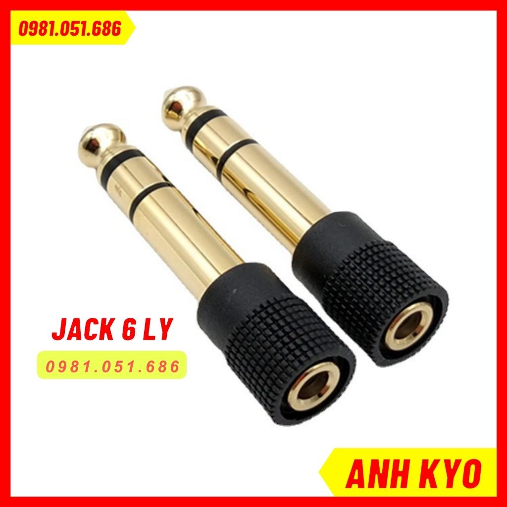 Jack chuyển 6.5 sang 3.5 Mạ Vàng Chuyển Đối Tín Hiệu Âm Thanh Chất Lượng Cực Cao