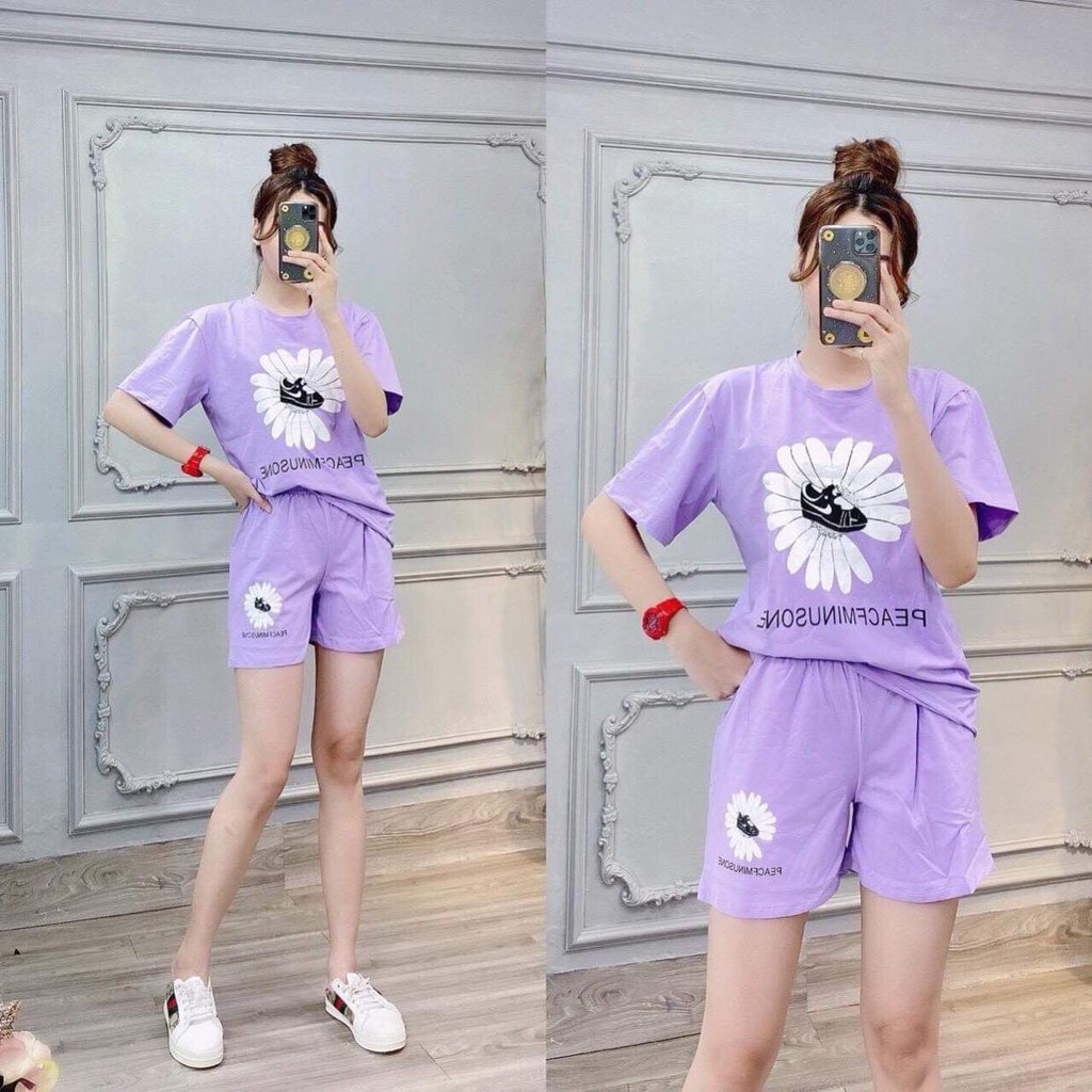 SET ĐÙI HOA CÚC SIÊU DỄ THƯƠNG-KIỂU DÁNG THỜI TRANG PHÙ HỢP MỌI LỨA TUỔI