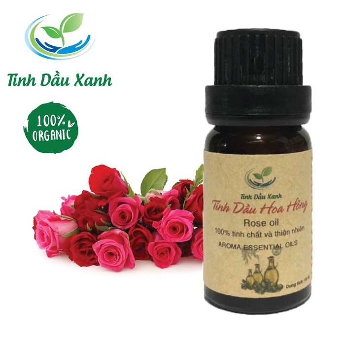 Tinh dầu hoa hồng nguyên chất 100% thiên nhiên 10ml-50ml Tinh dầu viện Hàn