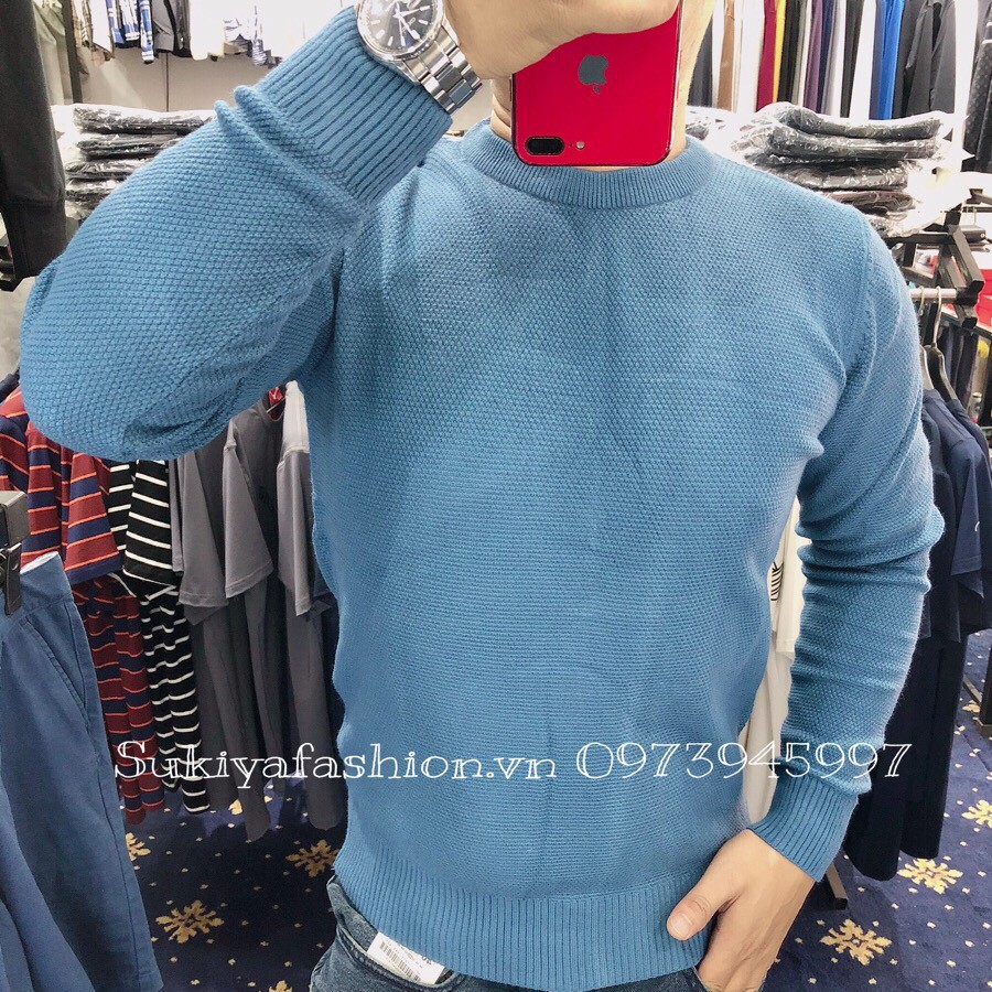Áo len nam chất lông cừu mềm mại, dày dặn AL06 | BigBuy360 - bigbuy360.vn